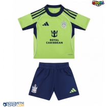 Otroški Nogometni dresi Fulham Gostujoči 2025-26 Kratek Rokav (+ Kratke hlače)